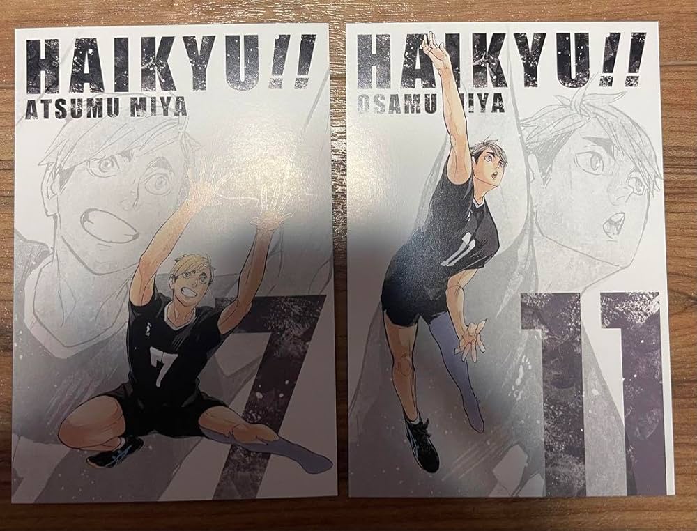 ハイキュー!! ゲンガ×タイカン ポストカード 宮治 30枚 ハイキュー展 ポストカード 宮侑 宮治 ゲンガ×タイカン 原画展の